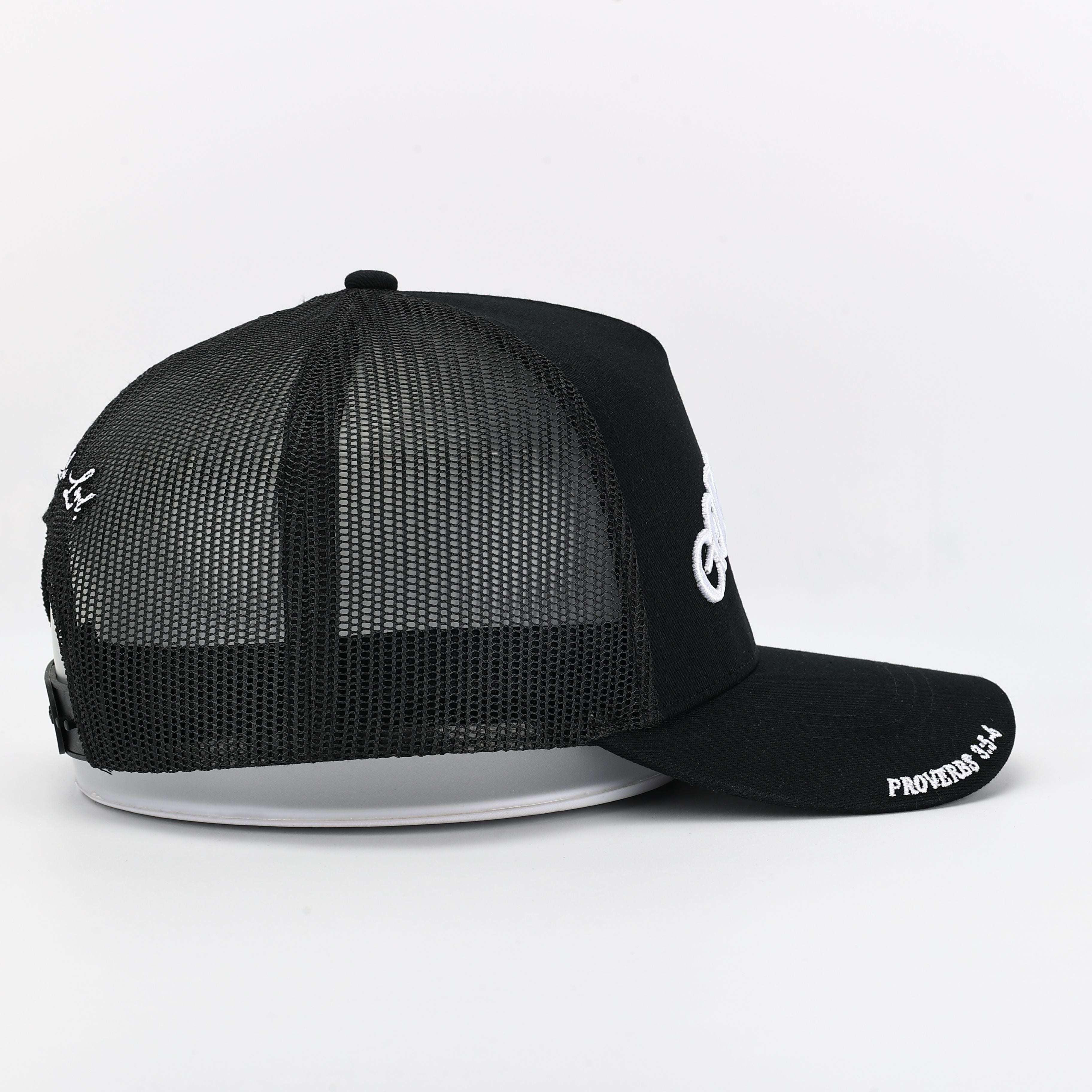 God's Plan Trucker Hat Black