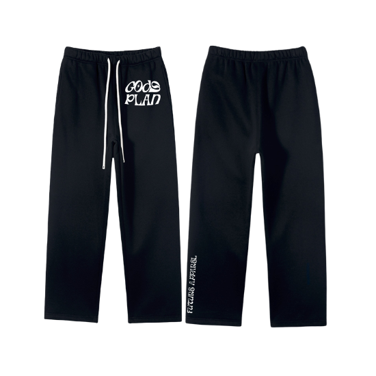 Black God's Plan Sweatpants