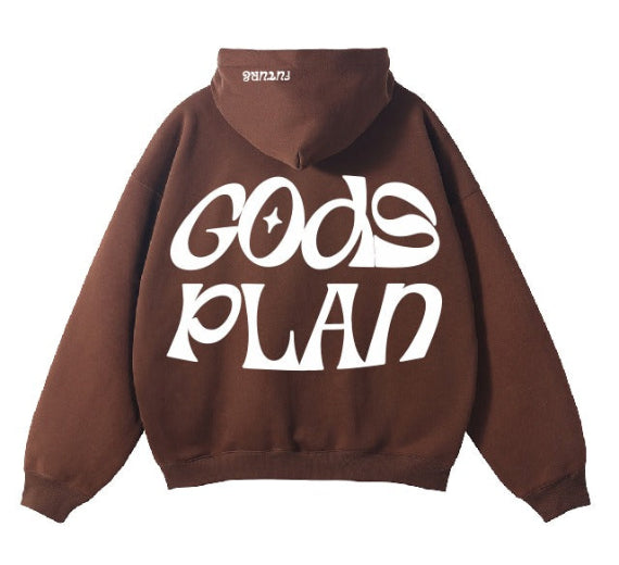 Brown God's Plan Hoodie
